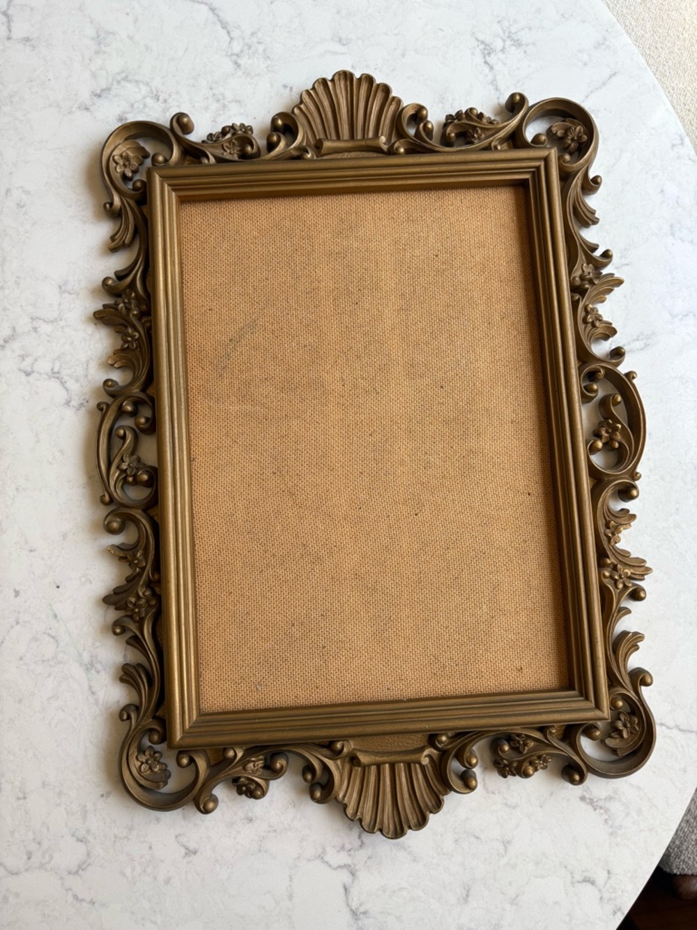 Vintage Homco Ornate Gold Decorative Frame - Home Accents